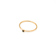 Black CZ Stacking Ring